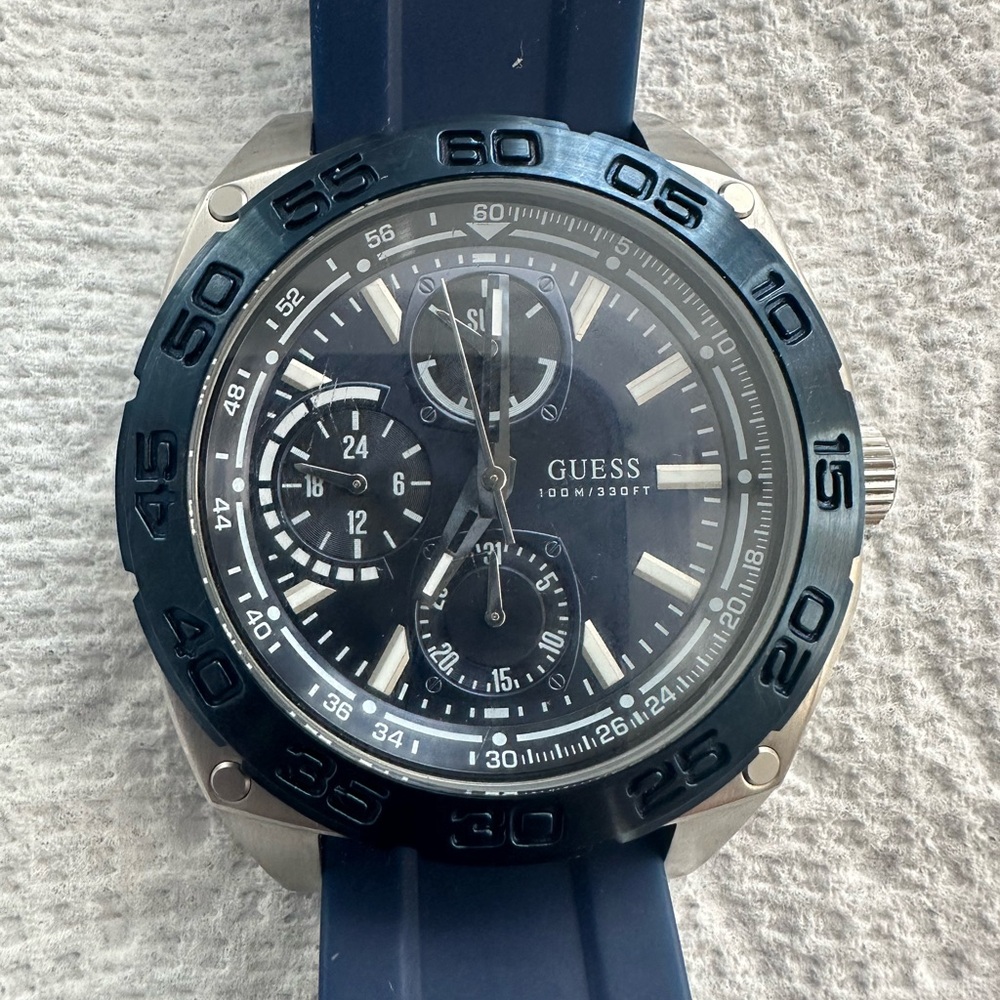 Guess Blue Chronograph Watch